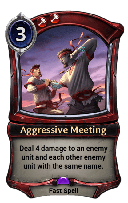 Card image for Aggressive Meeting