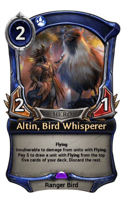 Altin, Bird Whisperer