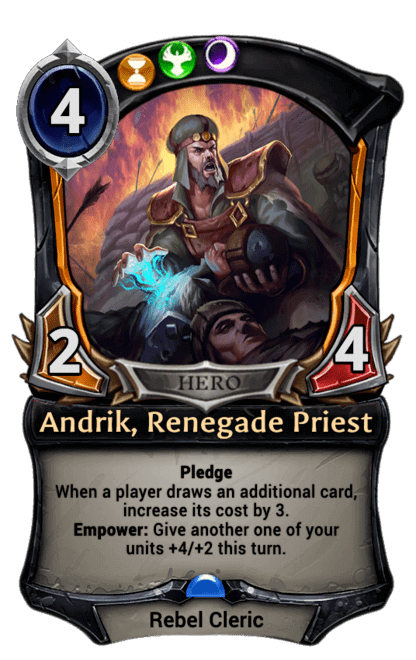 Card image for Andrik, Renegade Priest