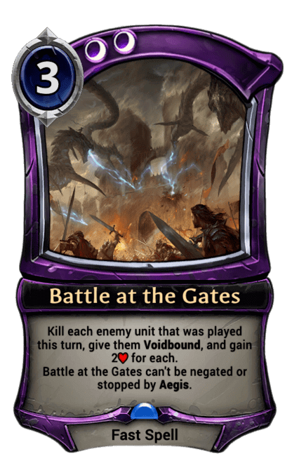 Card image for Battle at the Gates