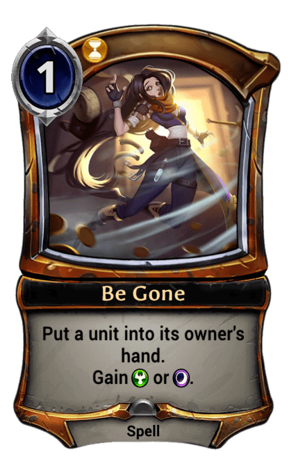 Card image for Be Gone