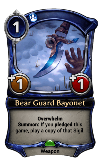 Card image for Bear Guard Bayonet