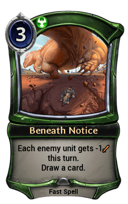 Card image for Beneath Notice
