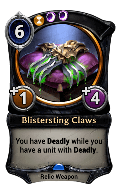 Card image for Blistersting Claws