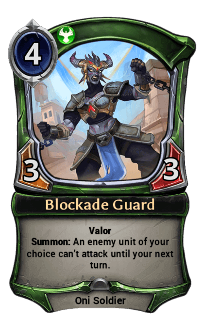 Card image for Blockade Guard