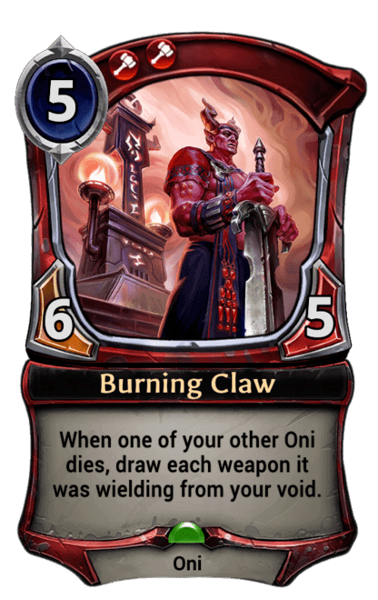 Card image for Burning Claw