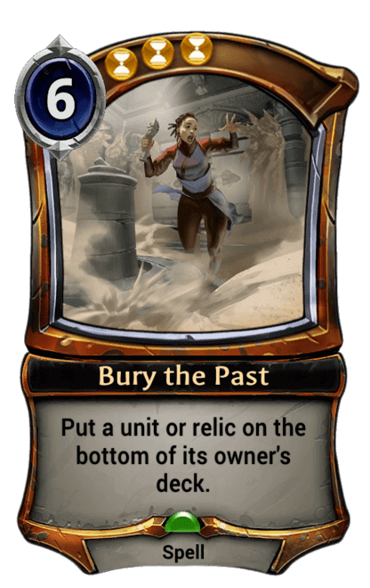 Card image for Bury the Past