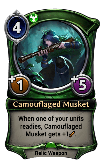 Card image for Camouflaged Musket