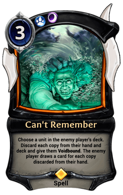 Card image for Can't Remember