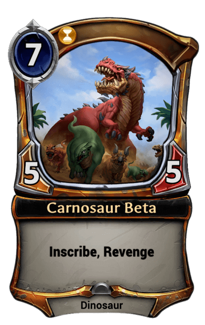 Card image for Carnosaur Beta