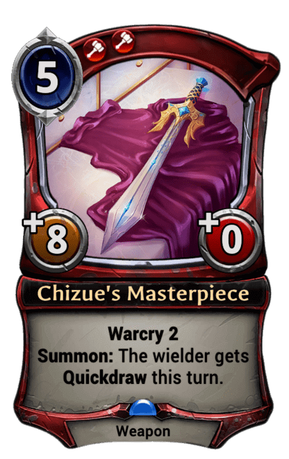 Card image for Chizue's Masterpiece