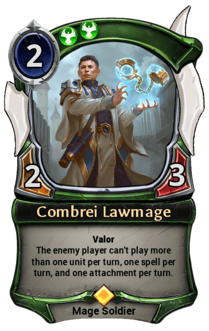 Card image for Combrei Lawmage