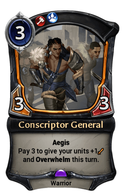 Card image for Conscriptor General