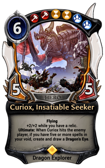 Card image for Curiox, Insatiable Seeker