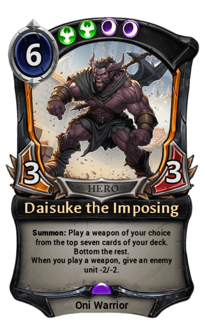 Card image for Daisuke the Imposing
