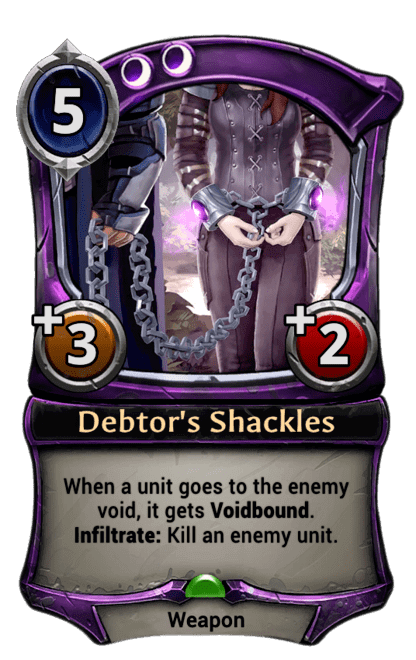 Card image for Debtor's Shackles
