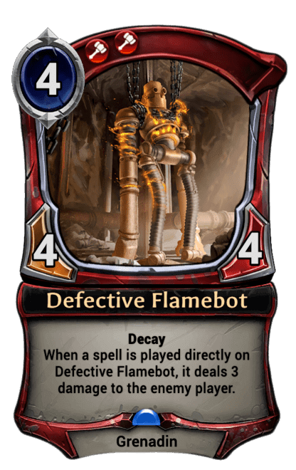 Card image for Defective Flamebot