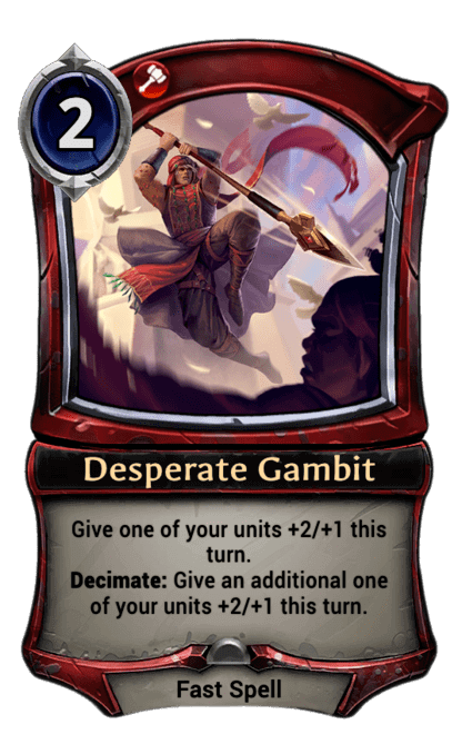 Card image for Desperate Gambit