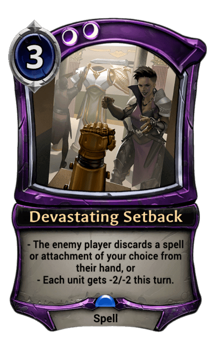 Card image for Devastating Setback