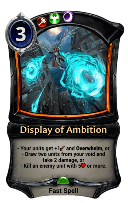 Card image for Display of Ambition