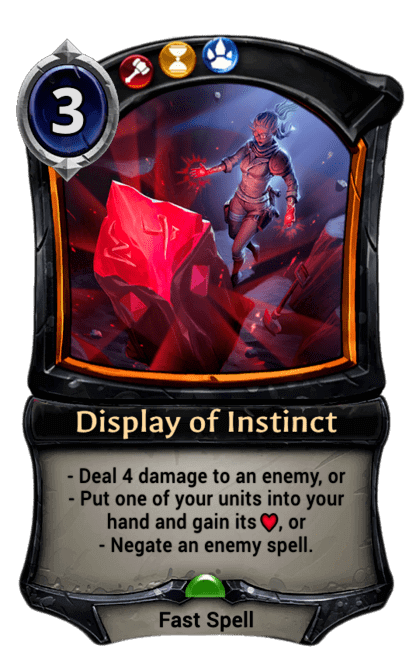 Card image for Display of Instinct