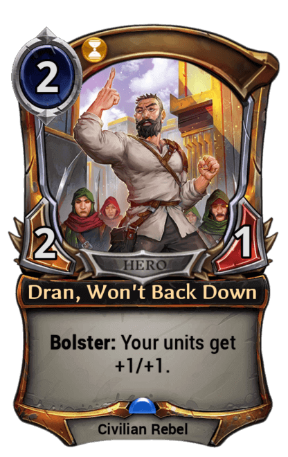 Card image for Dran, Won't Back Down