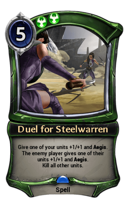 Card image for Duel for Steelwarren