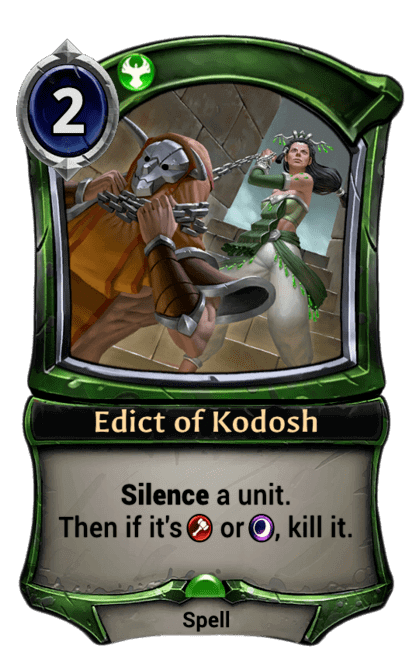 Card image for Edict of Kodosh