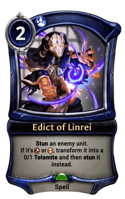Card image for Edict of Linrei