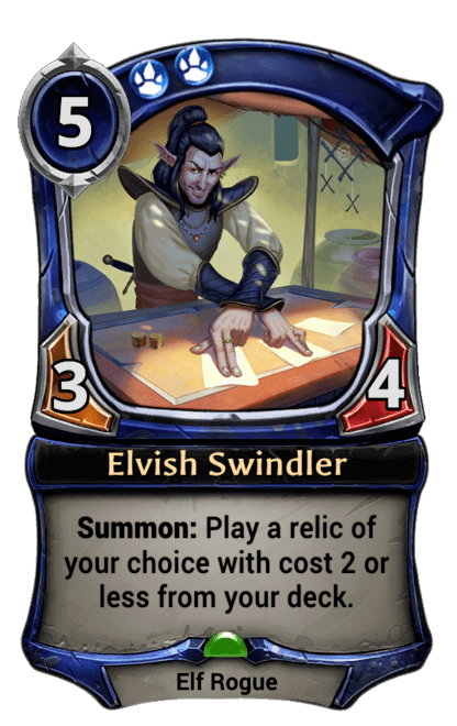 Card image for Elvish Swindler