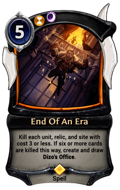 Card image for End Of An Era