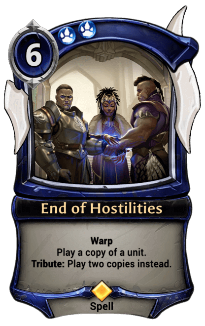 Card image for End of Hostilities
