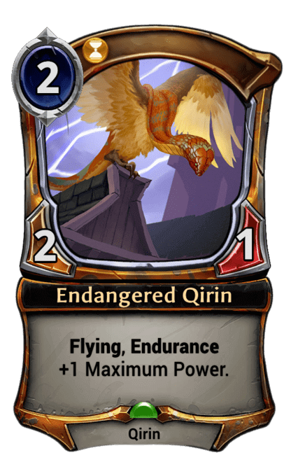 Card image for Endangered Qirin