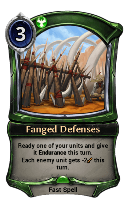 Card image for Fanged Defenses