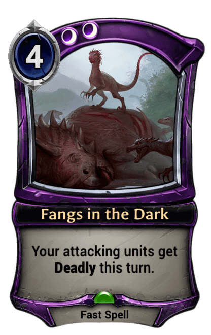 Card image for Fangs in the Dark