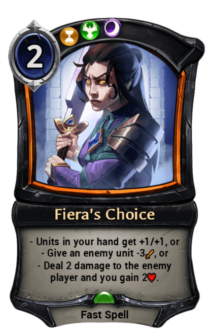 Card image for Fiera's Choice