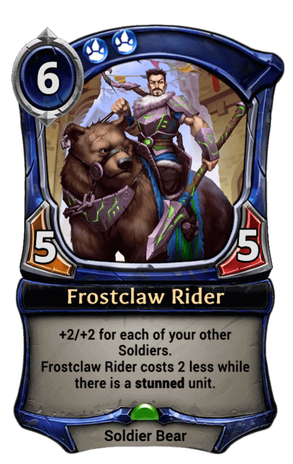 Card image for Frostclaw Rider
