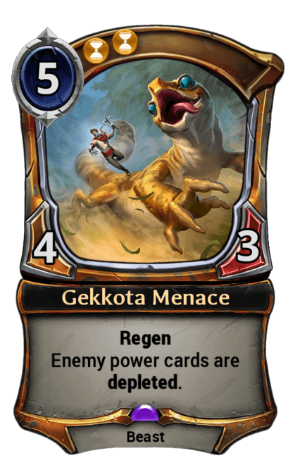 Card image for Gekkota Menace