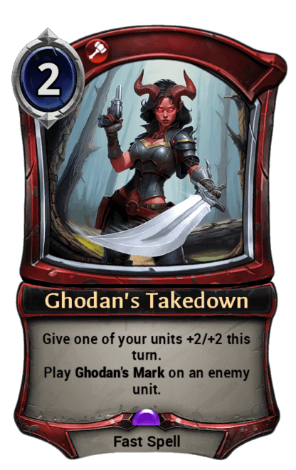 Card image for Ghodan's Takedown