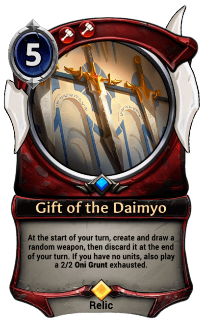 Card image for Gift of the Daimyo