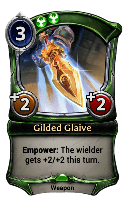 Card image for Gilded Glaive
