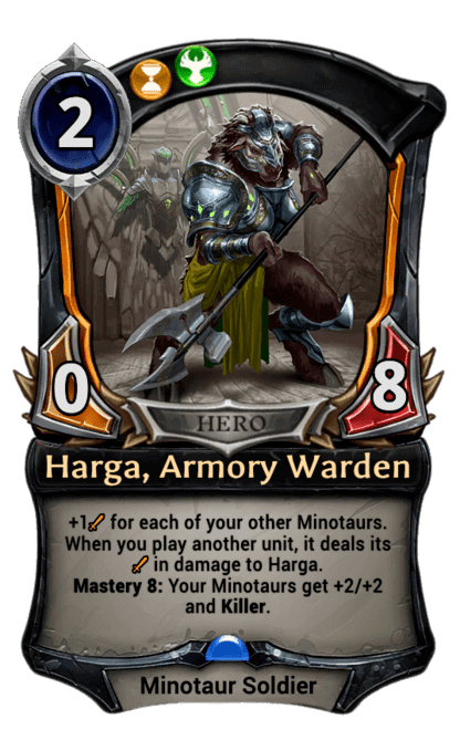 Card image for Harga, Armory Warden