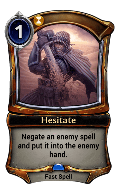 Card image for Hesitate