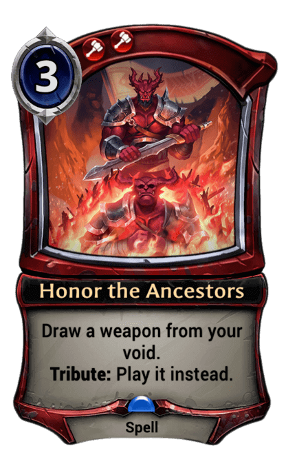 Card image for Honor the Ancestors