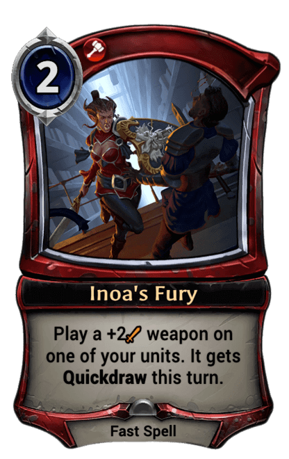 Card image for Inoa's Fury