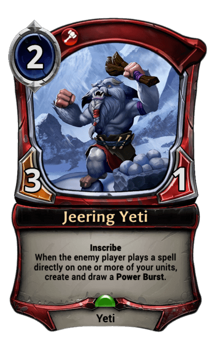 Card image for Jeering Yeti