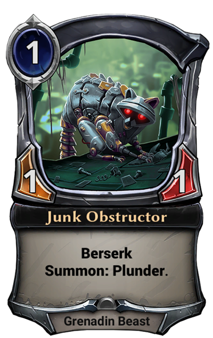 Card image for Junk Obstructor