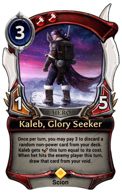 Card image for Kaleb, Glory Seeker