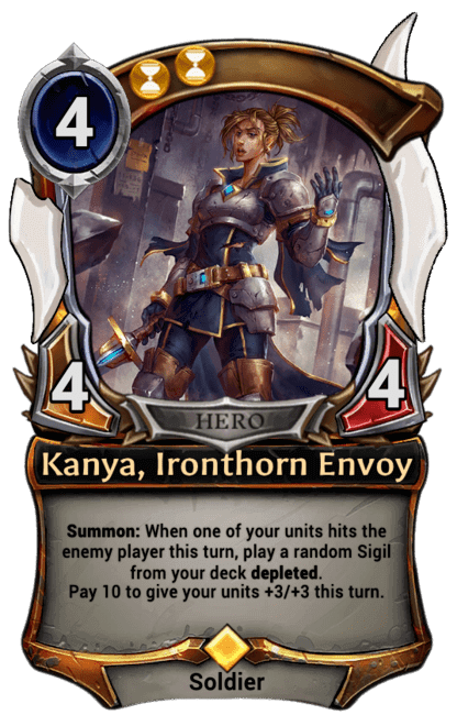 Card image for Kanya, Ironthorn Envoy