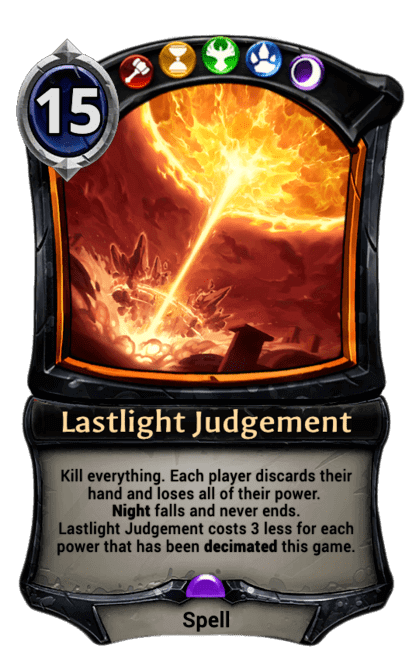 Card image for Lastlight Judgement